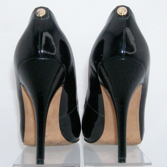 Ivanka Trump 'Pinkish' black patent heel pump 7.5M - Picture 6 of 8